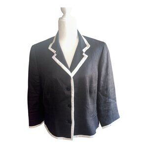 Ralph Lauren Linen 5 Button Blazer